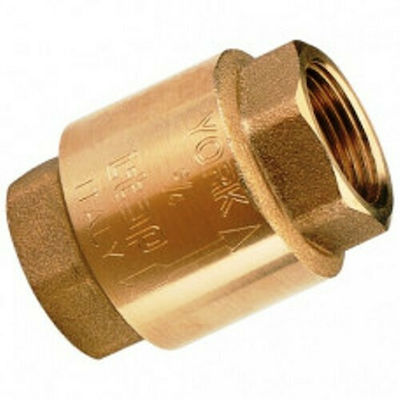 Brass check valve with spring 3″ Italy YORK