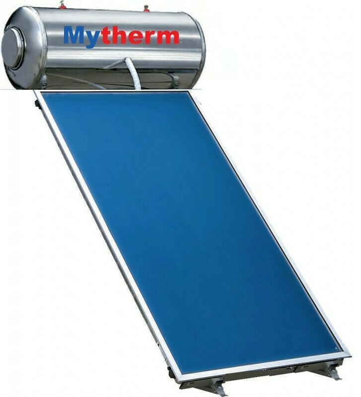Ηλιακός Θερμοσίφωνας Μytherm 160lt/2m² Glass Διπλής Ενέργειας με Επιλεκτικό Συλλέκτη